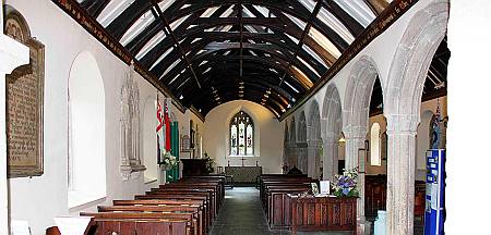 St Just in Roseland -The Nave